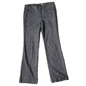 Crosby Cotton Poly Spandex Black and White Varick Trousers Size‎ 10